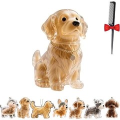国境を越えた新製品子犬と子猫透明毛収納ボックスチャームガシャポンマシンカプセルペンダントお土産キーホルダー