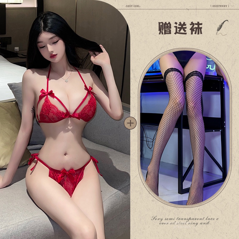 버건디 + 블랙 망사스타킹 S3