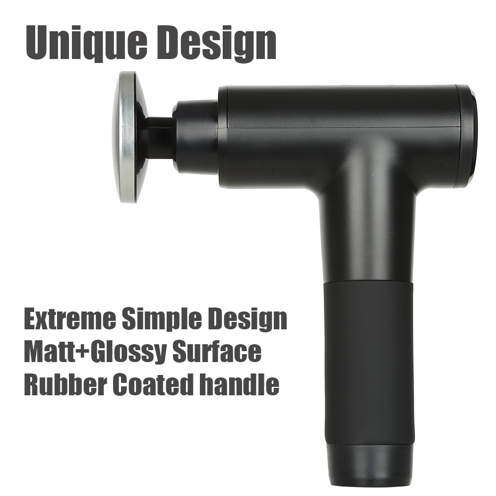 筋膜枪可调节式加热按摩头温控肌肉按摩器深圳源头工厂