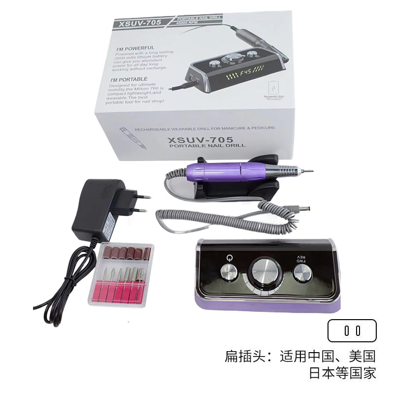 Nuevo amolador de uñas de escritorio amolador de almacenamiento de pantalla 45000RPM amolador de uñas profesional de descarga transfronterizo