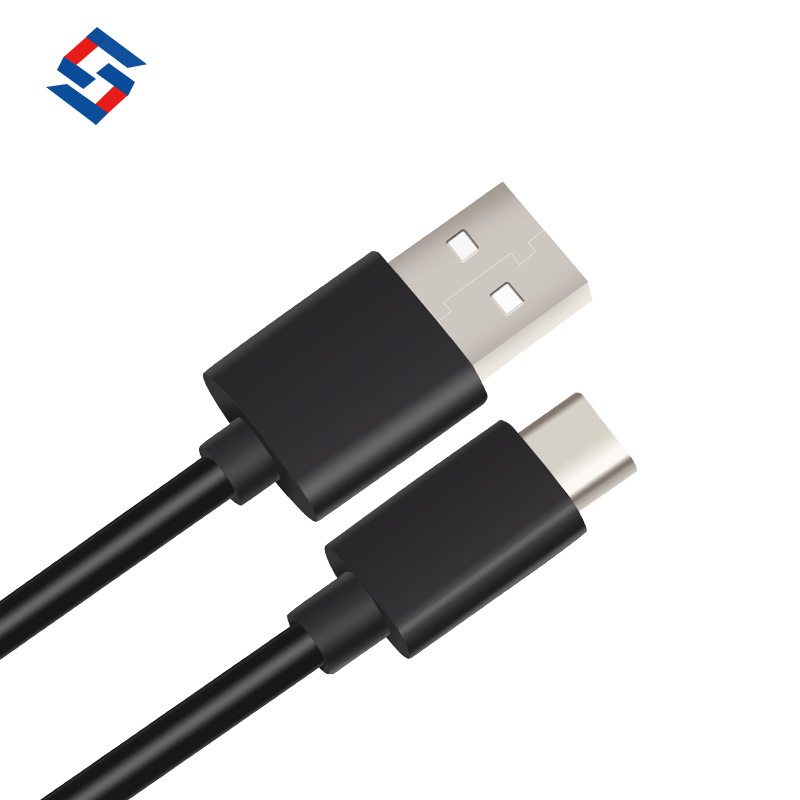 Nueva inyección de moldeo de PVC TYPE-C cable de datos al por mayor aplicable a Huawei Android typec teléfono móvil cable de carga