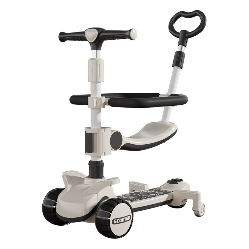 Самокат детский 1-3-6-12 лет мальчик девочка Детский педальный шкив три-в-одном