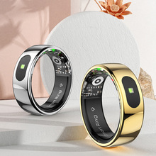 R08智能戒指心率体温血氧睡眠监测遥控自拍音乐控制步数智能指环