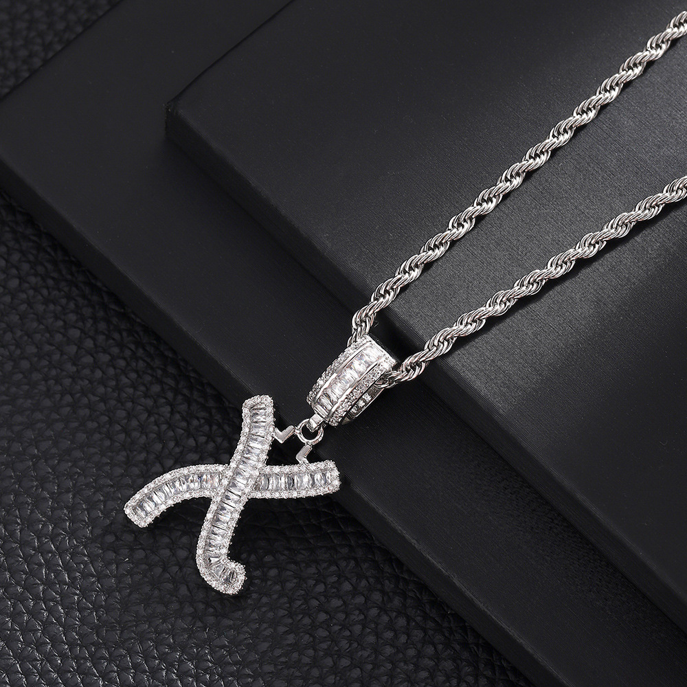 X + 20inch Twist Chain (silver)