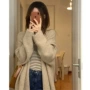 中长款宽松新款法式毛衣