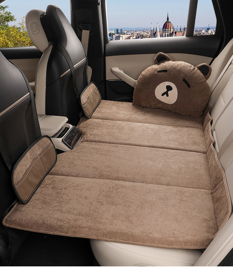Cross-Border Car Rear Seat Sleeping Mat, Car-Mounted Folding Mattress, Outdoor Non-Inflatable Mattress, Children's Sleeping Essential for Road Trips