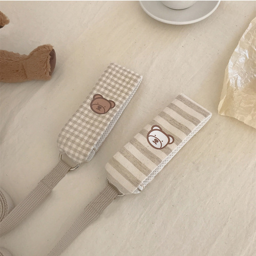 INS Korean Cute Bear Series Chest and Back Pet Teddy Bichon Outdoor Chest and Back Strap Leash