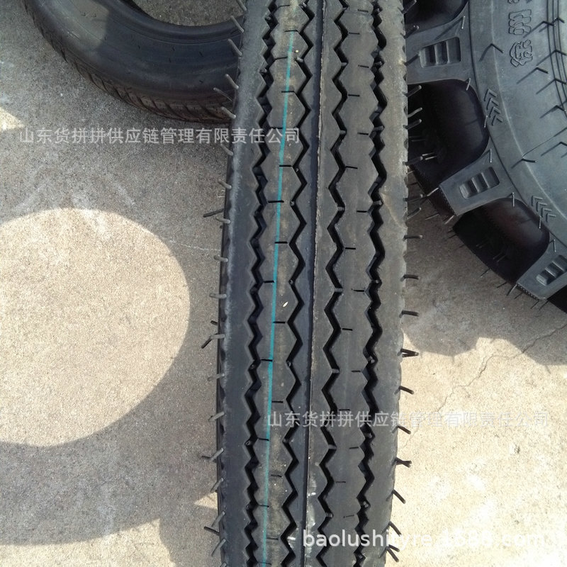5.00-14  三轮车 轻卡车轮胎 水曲花纹