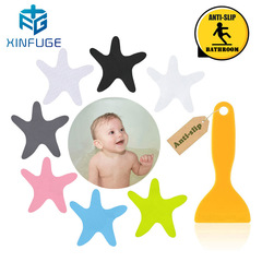 亞馬遜防滑沐浴貼紙 兒童卡通星星浴室浴缸防滑貼 海星防滑貼