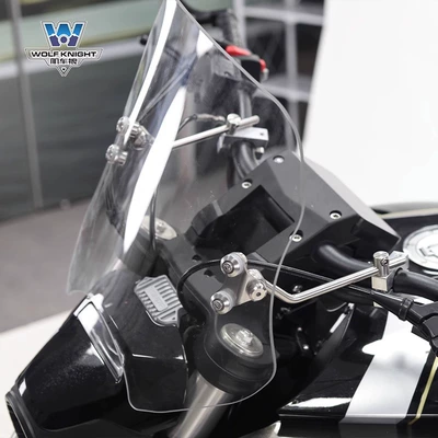 Motorcycle front windshield — Benda Adjustable Height