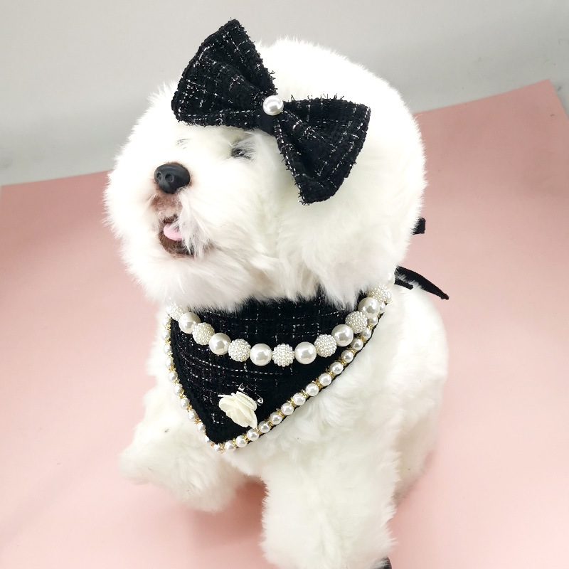 Sweet Polyester Bow Knot Pet Scarf display picture 3