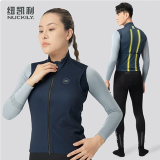 NUCKILY骑行马甲风衣服装公路自行车山地车装备轻薄透气防风