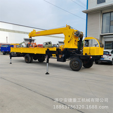 拉钢筋拉电线杆四不像随车吊 6-16吨车载式建筑吊机 可加钻机吊篮