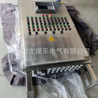 不锈钢水泵污水泵智慧控制系统恒压触摸屏控制箱不锈钢防爆配电箱