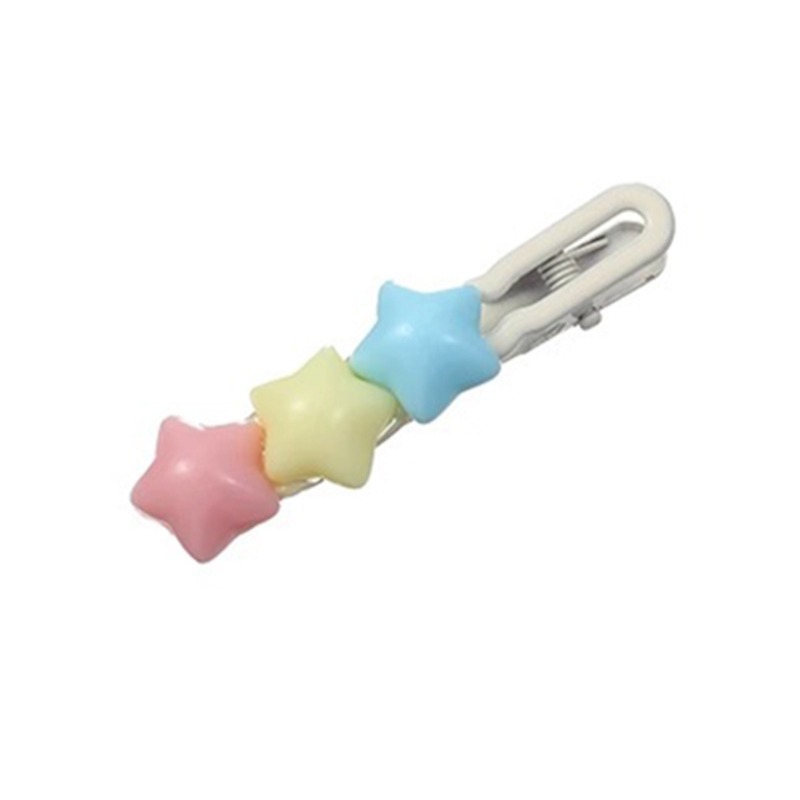 Dopamina Linda estrella lateral clip hembra pelo clip de alto grado flequillo clip horquilla lado roto horquilla tocado