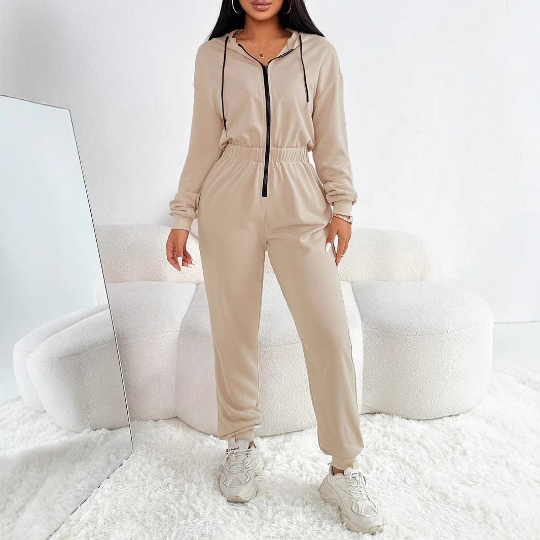 Comercio exterior Europa y América nueva ropa de mujer con capuz cardigan deportivo casual