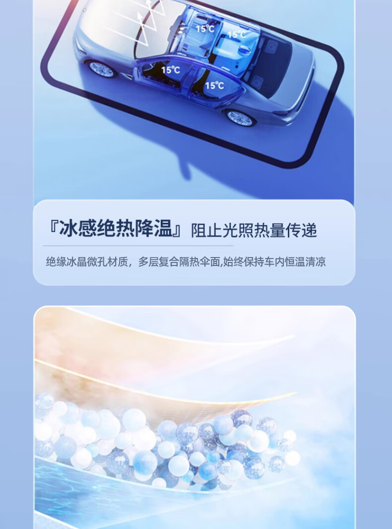 【Factory Direct Sale】Car Sunshade, Sun Protection and Heat Insulation Sun Visor for Front Windshield, Car Sunshade Gadget