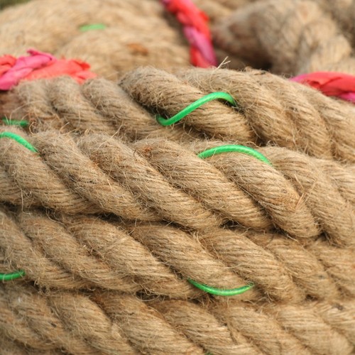 Special Rope for Tug-of-War Fun Tug-of-War Rope Rough Hemp Rope Kindergarten Parent-Child Activity Adult and Children's Tug-of-War Rope