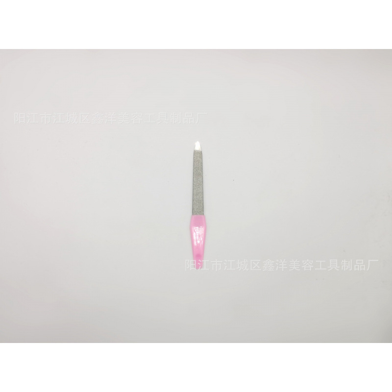 Archivo de uñas de dos cabezas herramientas de manicure de acero inoxidable archivo de uñas de fricción de uñas archivos de manicure al por mayor