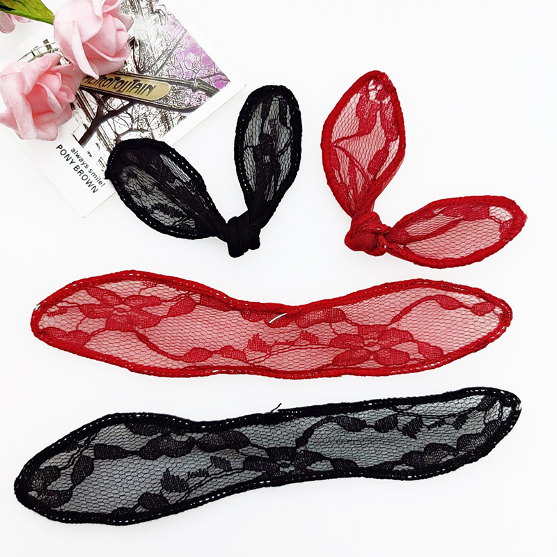 Black red hair accessory