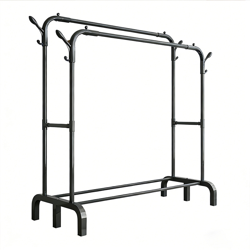 simple dormitorio percha de secado piso vertical dormitorio piso percha de sombrero casa balcón percha de ropa almacenamiento con ruedas percha de ropa