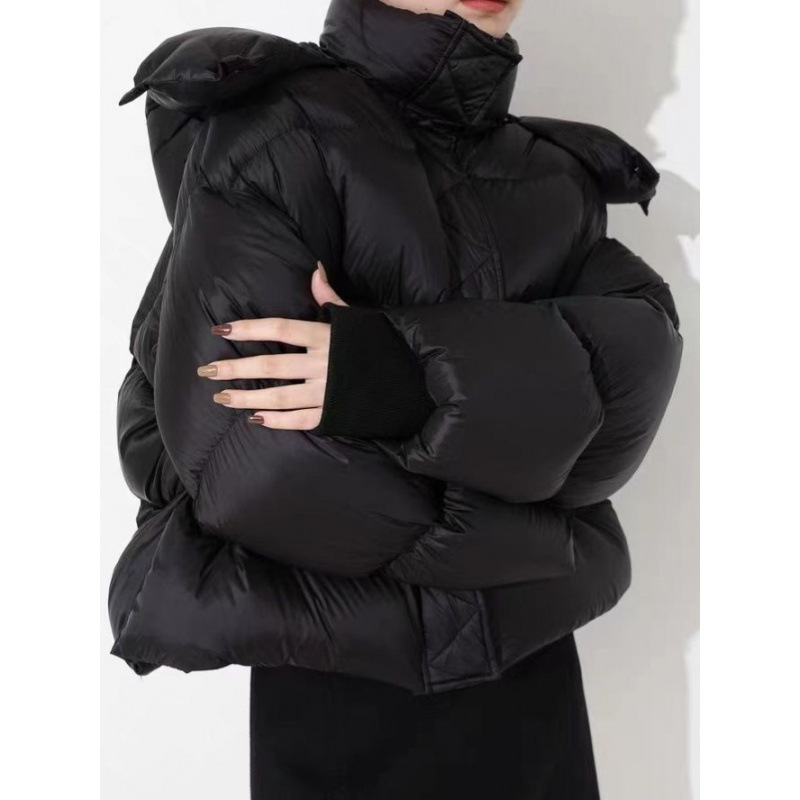 Gao Ding Korean Down Jacket chubby girl Down Cotton-padded Jacket Student Short Bread Suit Cloud Puff Women's Cotton-padded Jacket