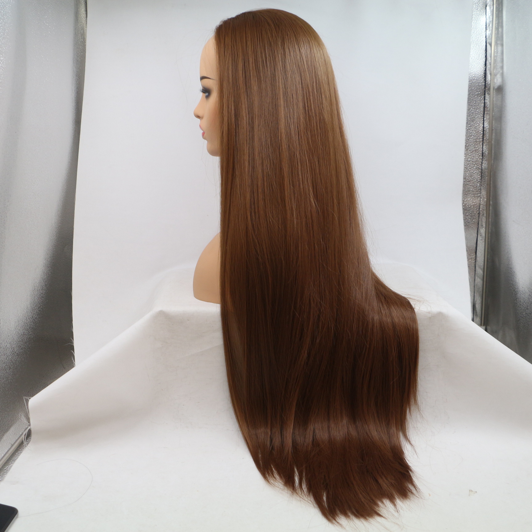 NEWLOOK New Fashion New Long Hair Straight Cross-Border Lace Peruca