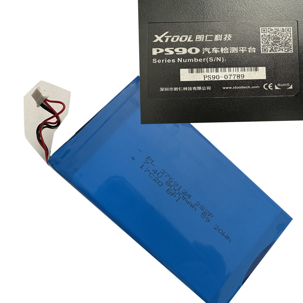 适用 XTOOL/朗仁 ps90 i80 PS80 X7 PS2汽车诊断仪检测仪电池