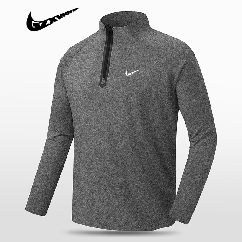 Cross-Border Men's Clothing 2025 Autumn Sports Long-Sleeved Men's Sweatshirt Elastic Quick-Drying Clothing Running Fitness Training Basketball Uniform