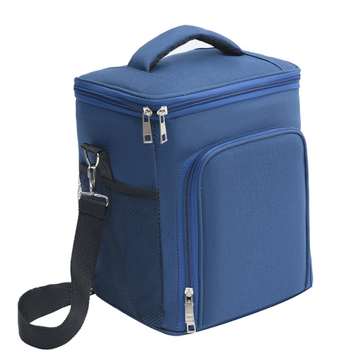 Lunch box handbag thermal bag aluminum foil thickened thermal bag lunch box bag with lunch bag shoulder strap hand carry Amazon cross-border