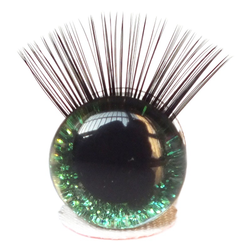 El Comercio exterior 3D tridimensional del ojo de destello seguridad del ojo de la pestaña del ojo del juguete del color del juguete de La felpa con el ojo de la pestaña