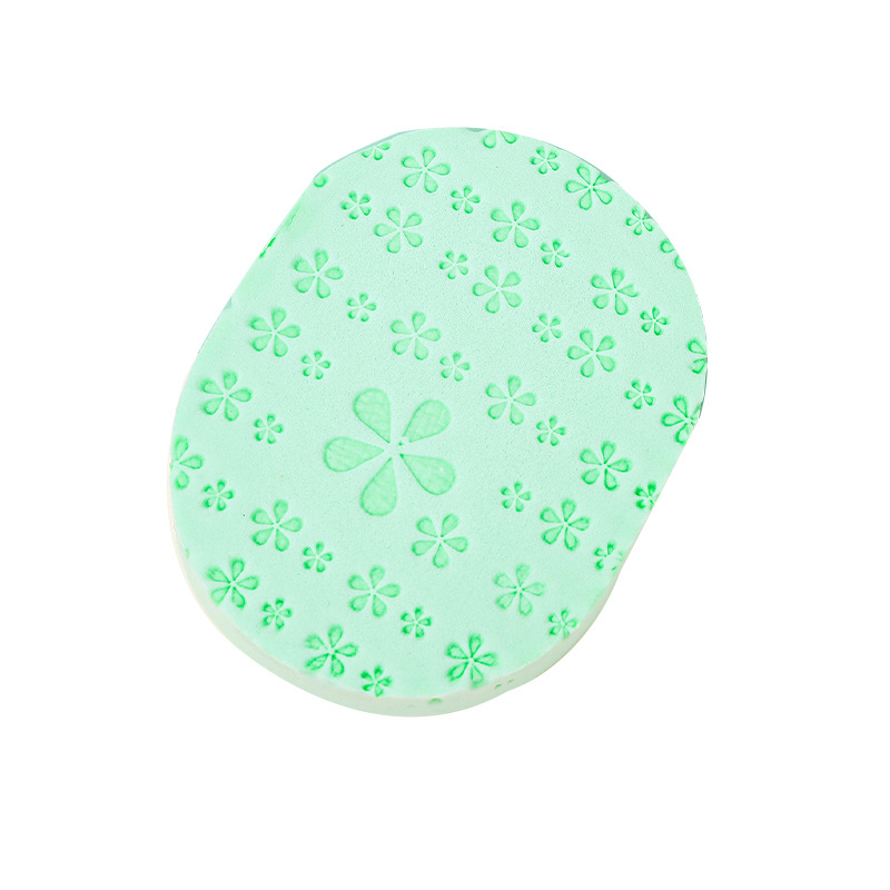Fábrica a medida 18T lavado de cara lavado color de algodón aleatorio limpieza de maquillaje limpia esponja de PVA