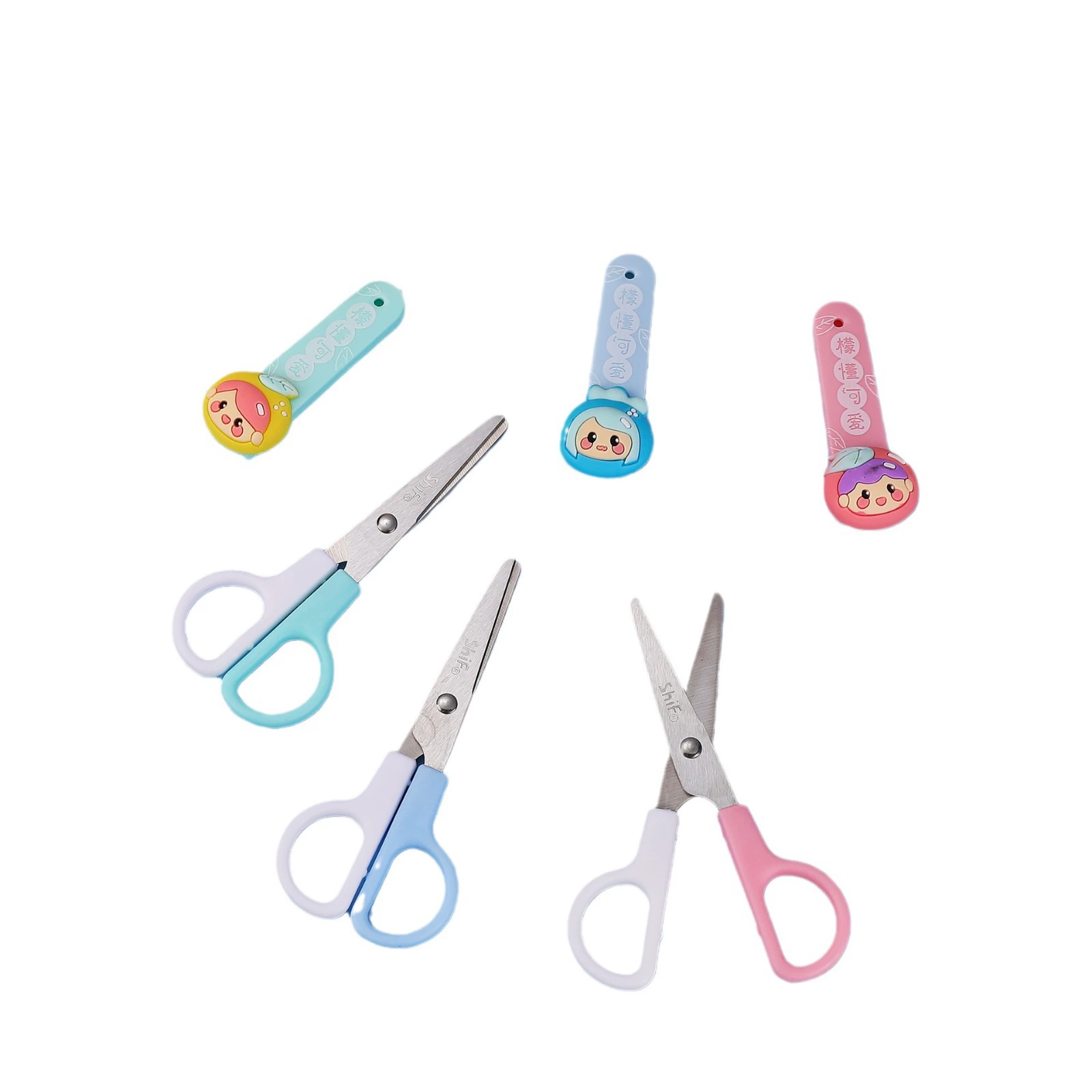 先锋 Cartoon art origami for elementary school students for office handmade, scissors, protective case