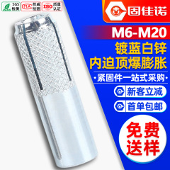 青白亜鉛メッキ内爆式拡張管トップブロッキング304ステンレス鋼内圧壁拡張ネジM6M8M10M12M16