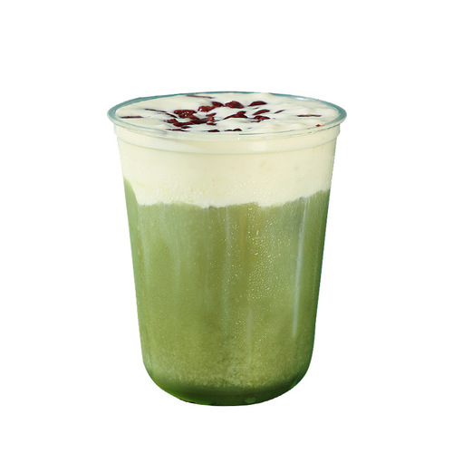 Factory wholesale U-shaped coffee cup thickened transparent high-end disposable milk tea cup takeaway cold drink cup with lid
