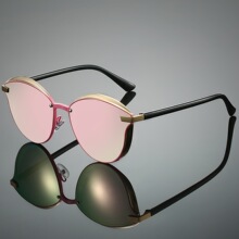 E 79971 Retro Fashion Colorful Sunglasses ŷ����̫����