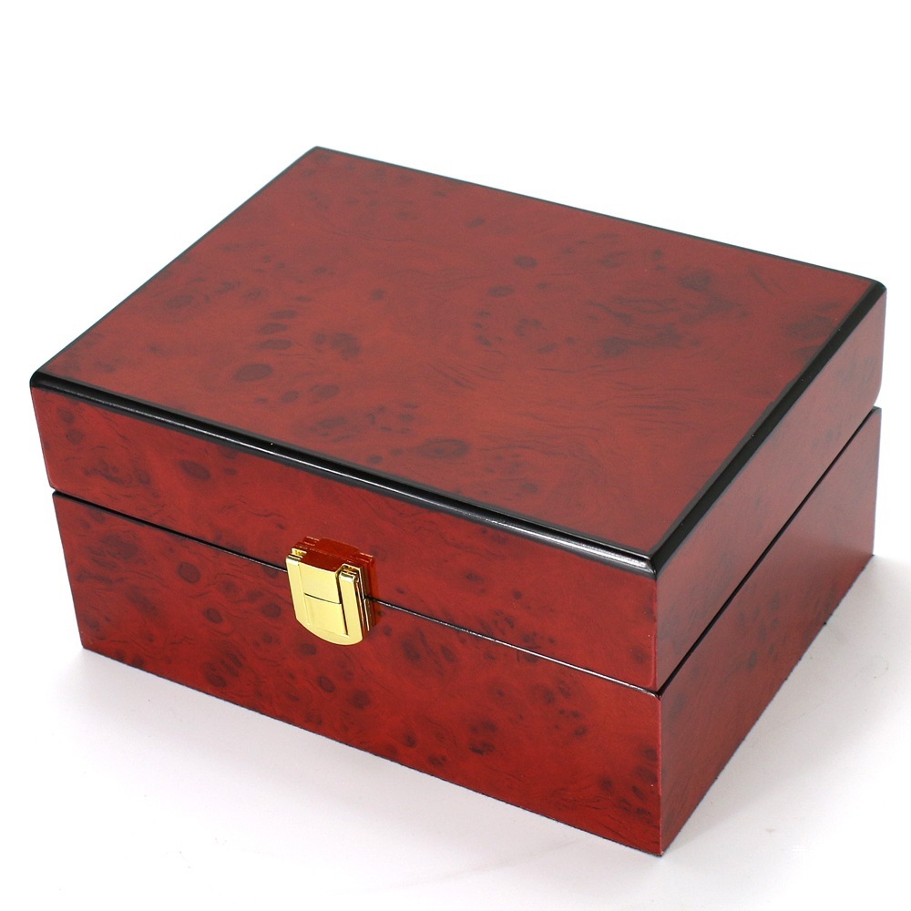 Wooden Painted Glossy Watch Packaging Box Rosewood Grain Flip Watch Box Gift New Jewelry Gift Collection