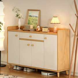 实木鞋柜家用门口新款2025爆款入户储物柜楼道室内玄关柜一体鞋架