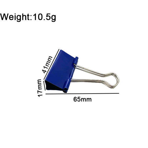 Cross-border special deep color file binding clip 41mm color…