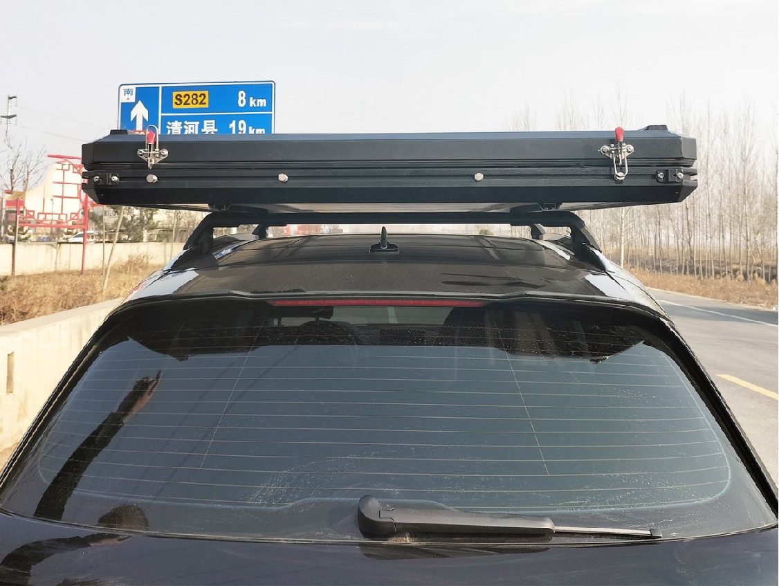 Factory Cross-border Hot Sale Car Tent Quick Opening Aluminum Alloy Triangle Roof Tent Automatic Self-driving Tour Tent