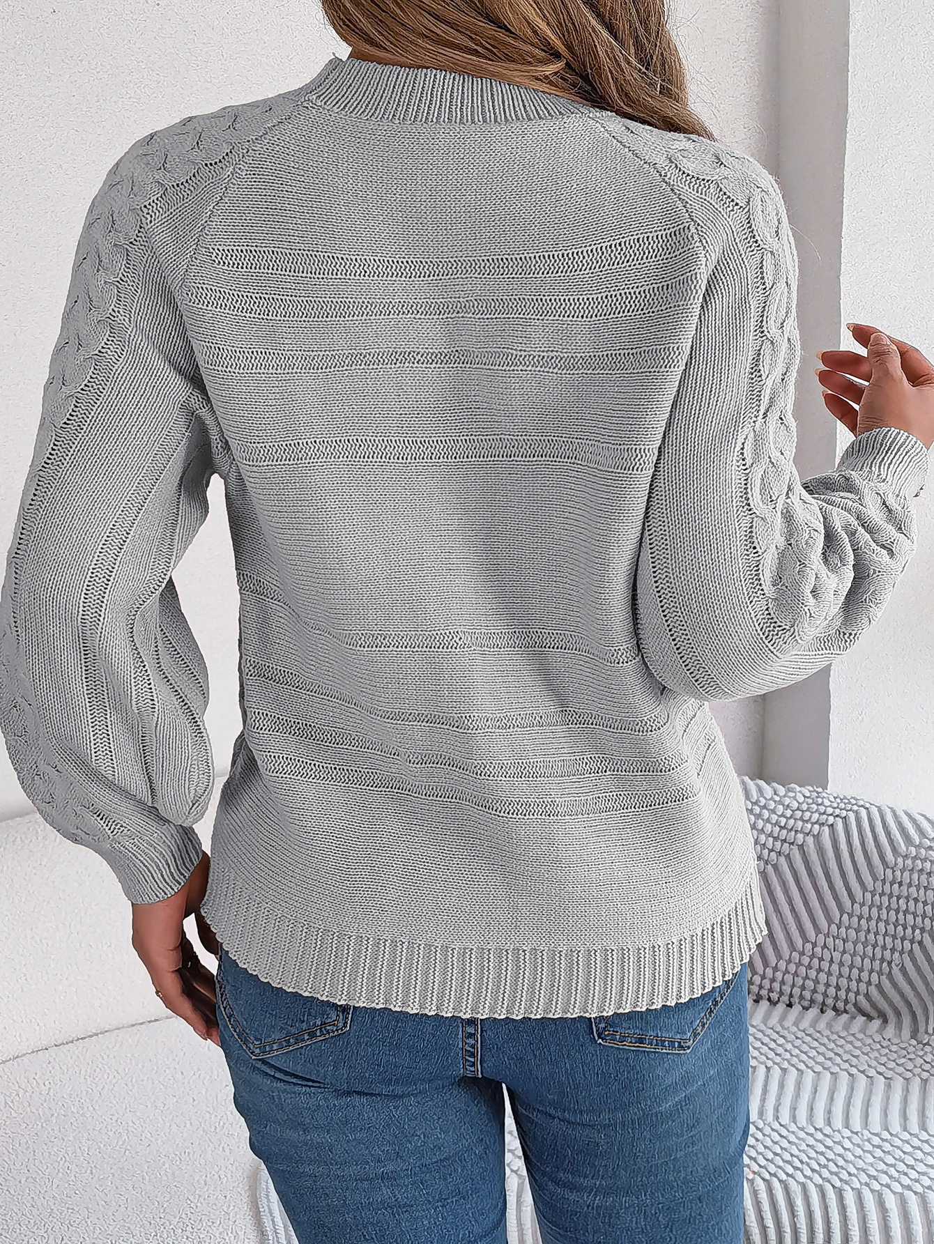 Women's Sweater Long Sleeve Sweaters & Cardigans Button Streetwear Solid Color display picture 2