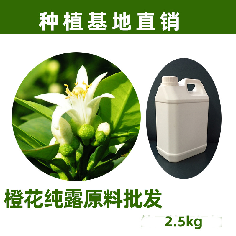 苦橙花纯露 蒸馏法萃取 源头种植基地 原料批发
