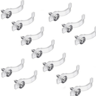 LED glue drop light bar fixing clip transparent arc fixing card holder 3528/5050 light strip fixing clip