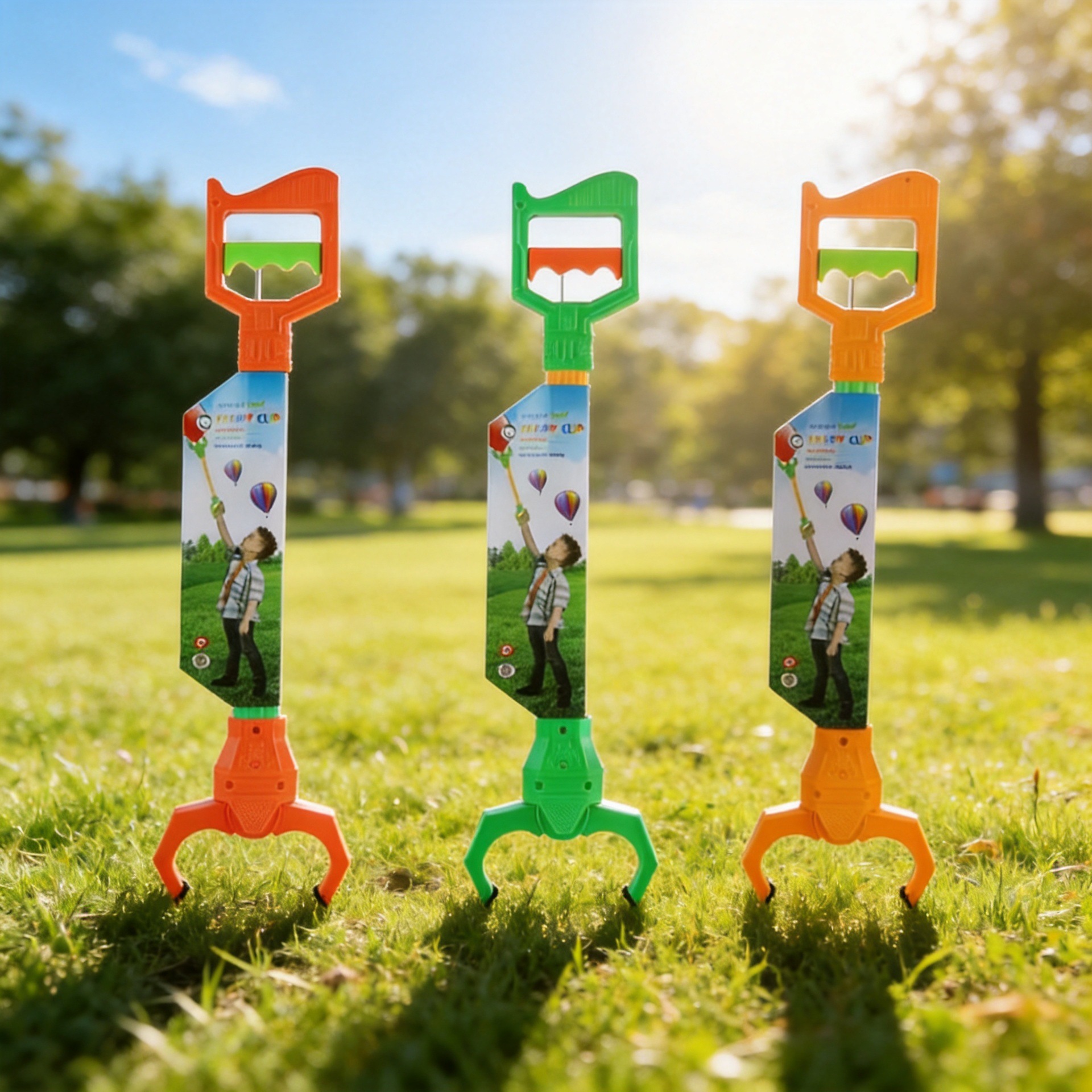 Children's mechanical arm hand-pulled garbage picker boy toy tool…