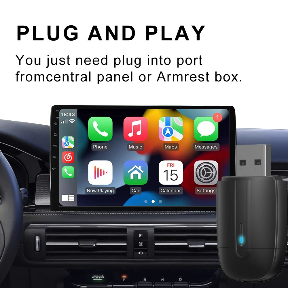 Original car wired to wireless carplay two-in-one Android auto box dual interface car machine interconnection navigation