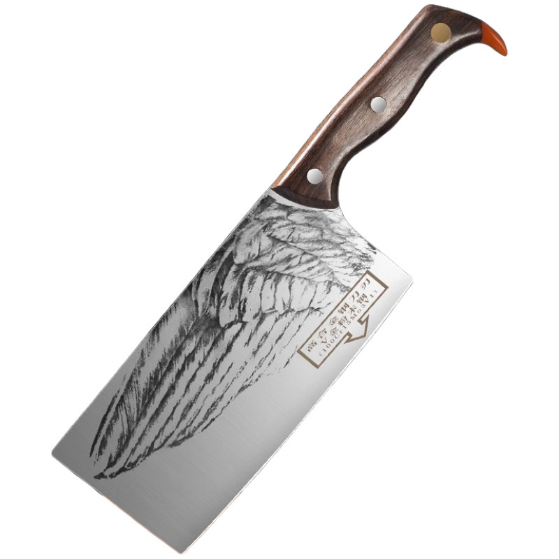 Alta aleación aeroespacial afilada forjada cuchillo de corte de carne de acero súper rápido cuchillo de cocina cuchillo de corte doméstico para cocina