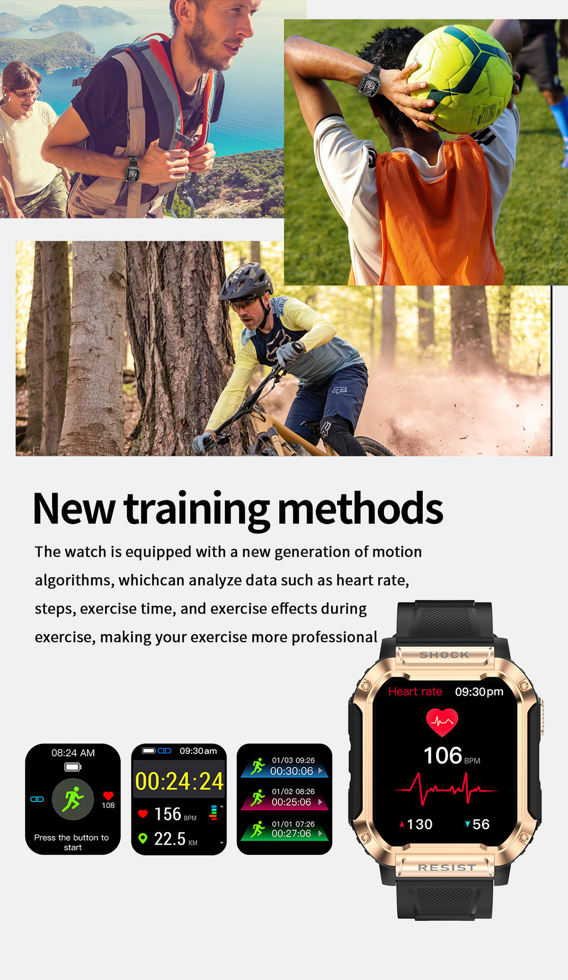 NK36 Smart Watch orologio da polso da uomo da 1,83 pollici chiamata Bluetooth_voghion.com