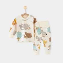 儿童睡衣春秋冬纯棉高腰打底婴儿内衣套装分体宝宝秋衣秋裤两件套