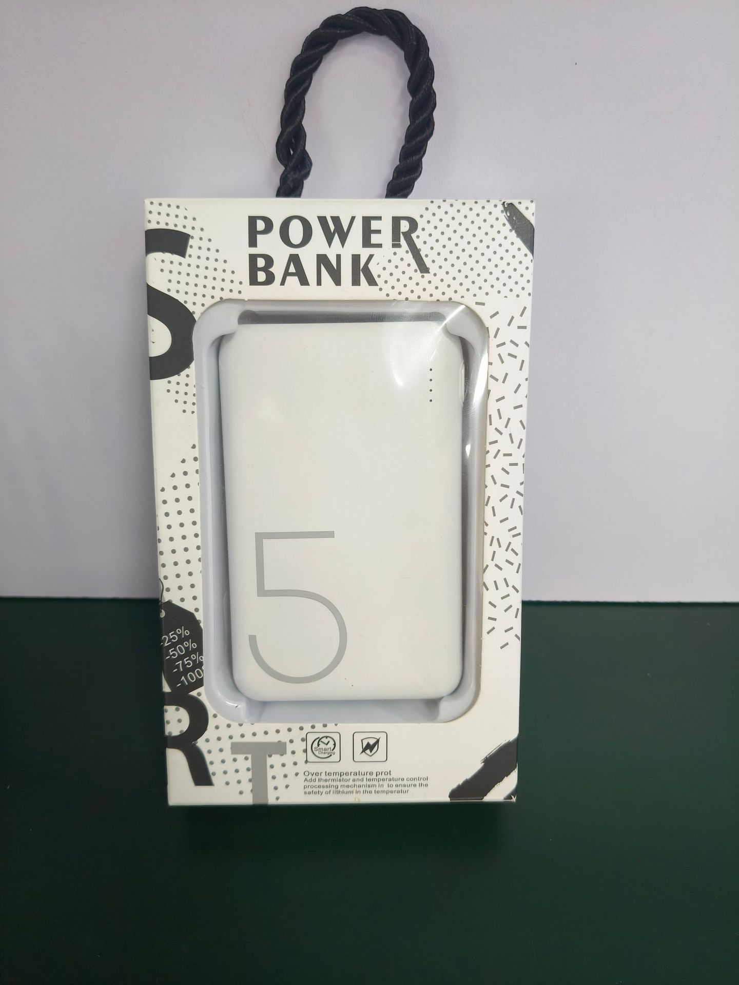 Cross-Border 5000mAh Mini Taşınabilir Şarj Cihazı Küçük Kompakt Hediye Logo Baskılı Ultraince Isıtmalı Şal Powerbank