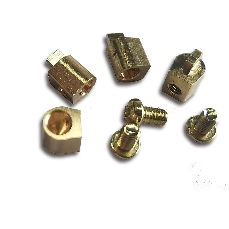 054A Copper Pillar Horseshoe-Shaped Single-Leg Copper Pillar Terminal Semi-Circular Power Drive Switch Digital Components Can Be Customized